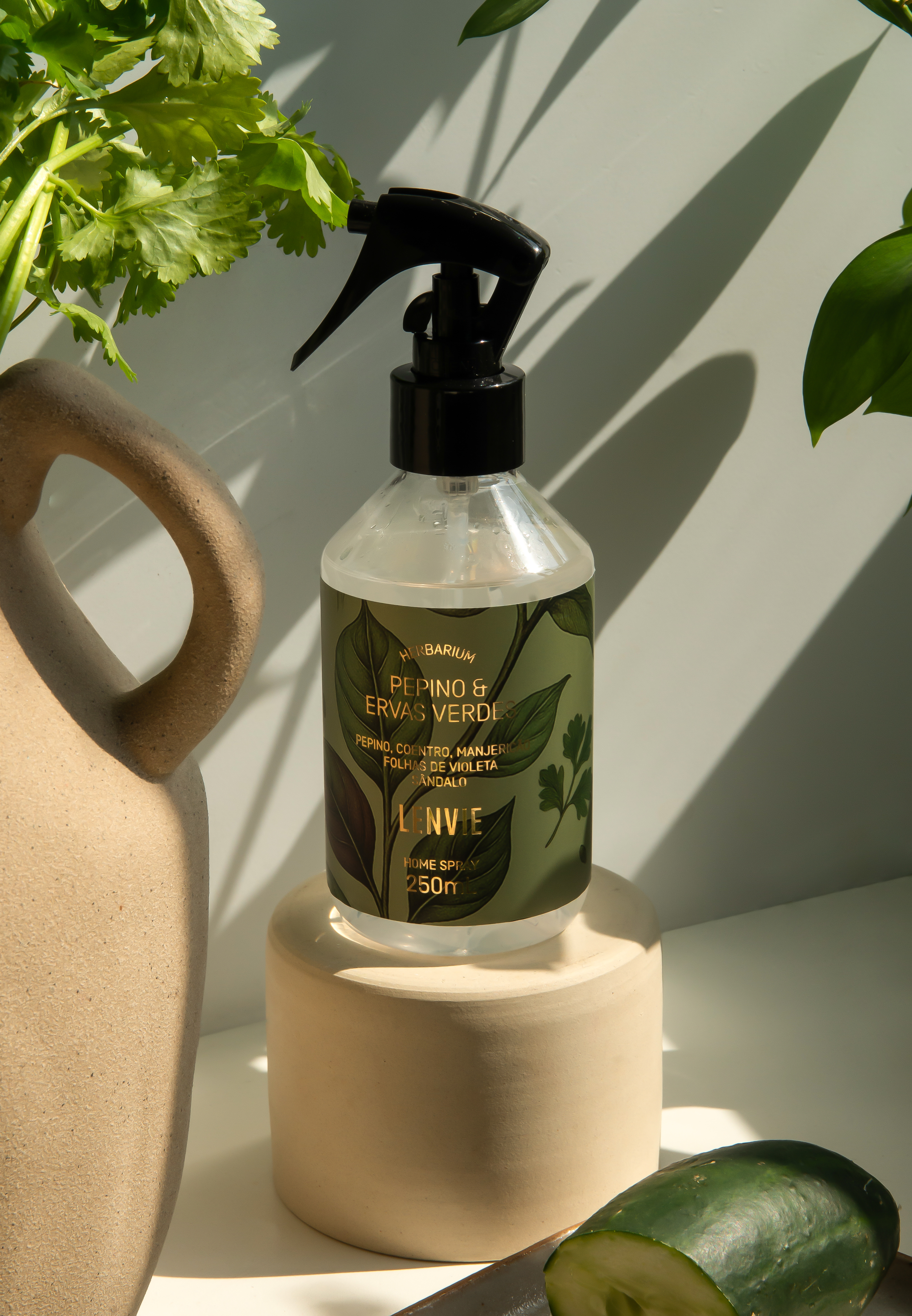 Home Spray 250ml Pepino e Ervas Verdes - Herbarium
