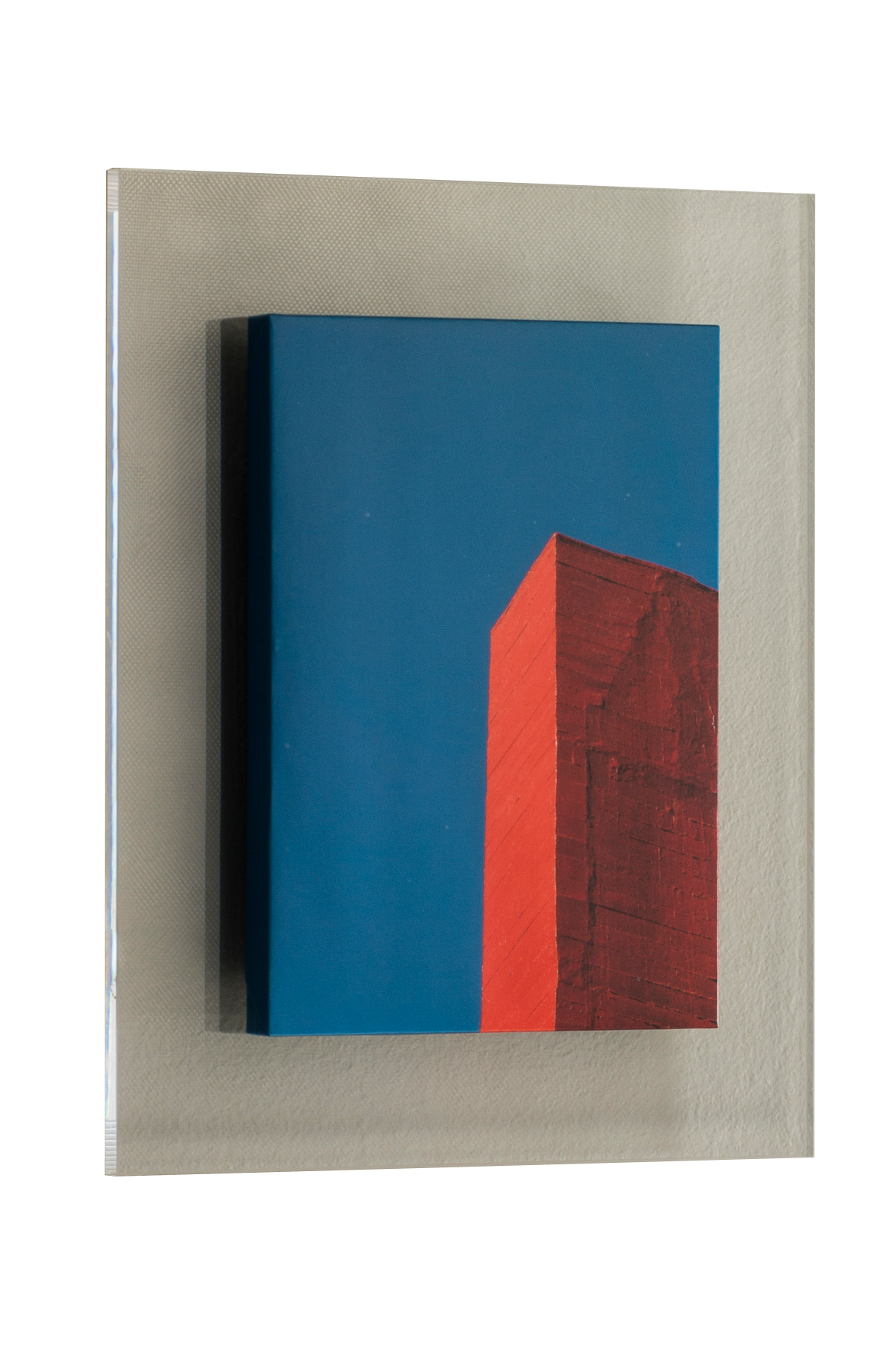 QUADRO UNI MASP RECORTES ACRILICO/MDF 32X24X8MM